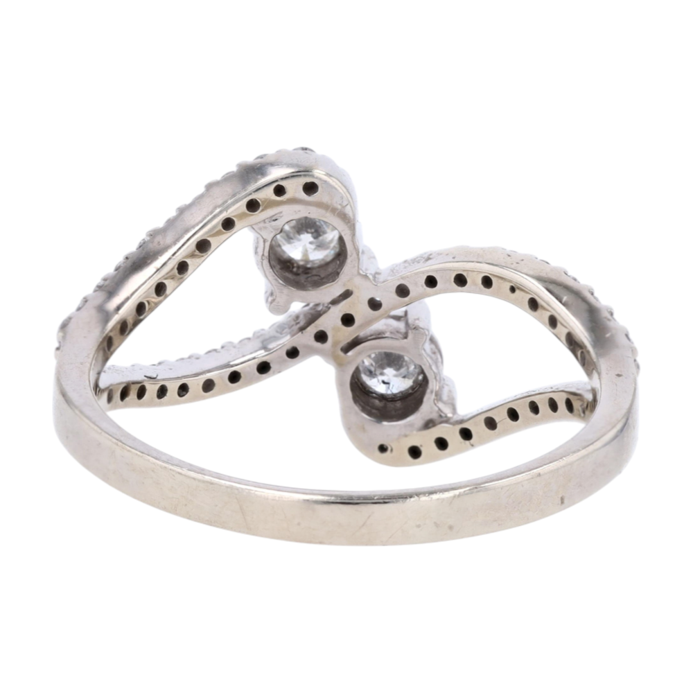 3/4 ctw 14K White Gold Diamond Fashion Ring