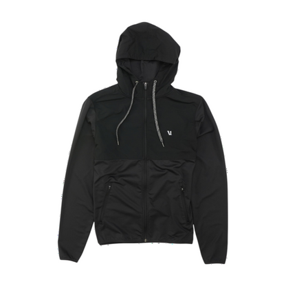 Black Solid Active Jacket
