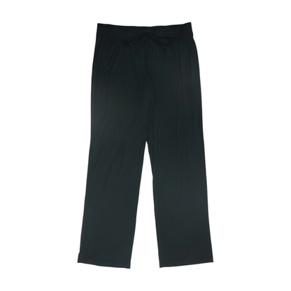 Black Solid Pajama Bottom