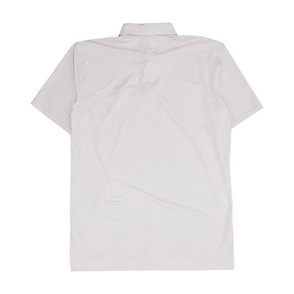 Pink Print Short Sleeve Polo