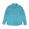Blue Striped Flannel Button Down