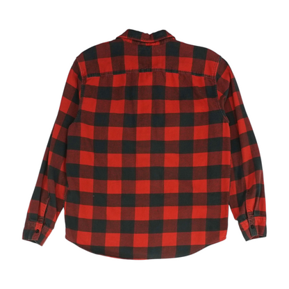 Red Check Flannel Button Down