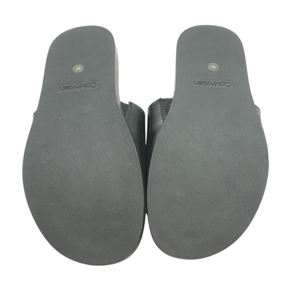 Black Sport Slide Sandals