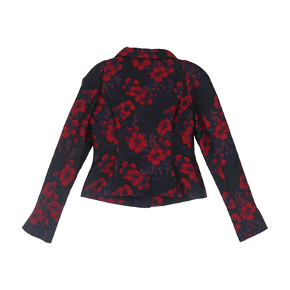 Navy Floral Blazer