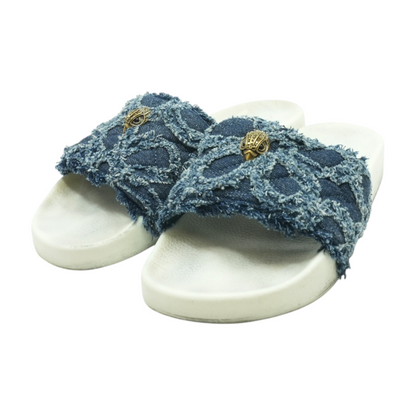Navy Sport Slide Sandals