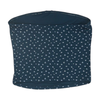 Navy Floral Blouse
