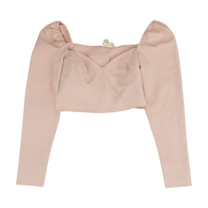 Pink Cropped Blouse