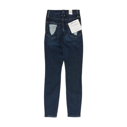 Navy Solid Jeans