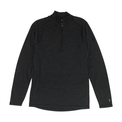 Charcoal Solid 1/4 Zip Sweater