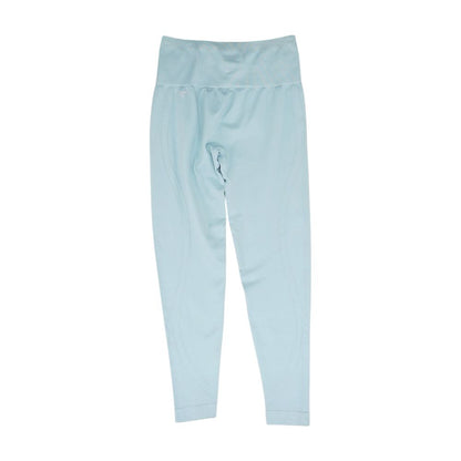 Blue Solid Leggings