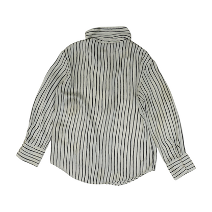 White Striped Button Down