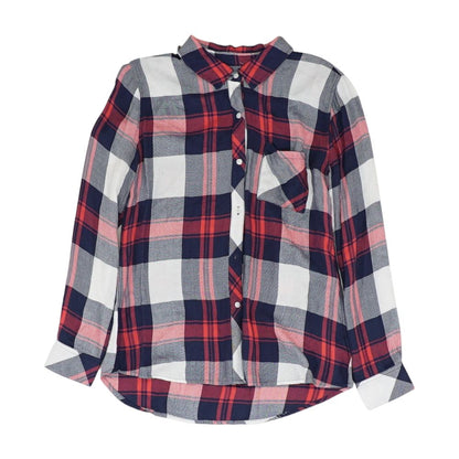 Multi Plaid Button Down