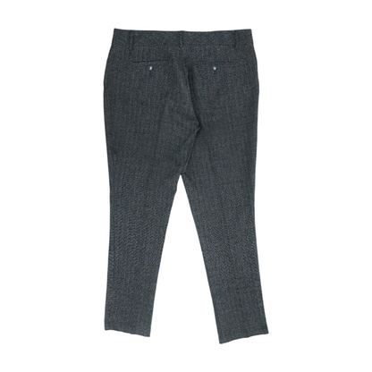 Black Plaid Regular Pants