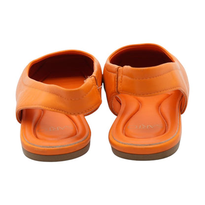 Orange Ballet Flats