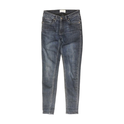 Navy Solid Skinny Leg Jeans