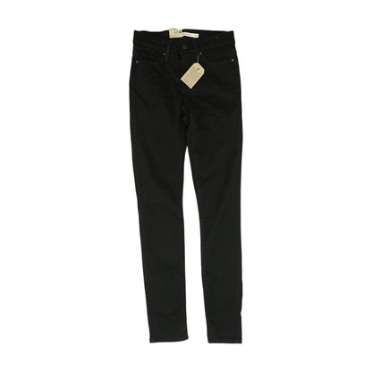 311 Black Solid Skinny Leg Jeans