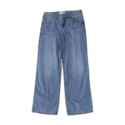 Blue Solid Jeans