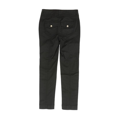 Black Solid Pants