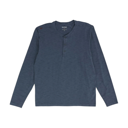 Gray Solid Henley T-Shirt
