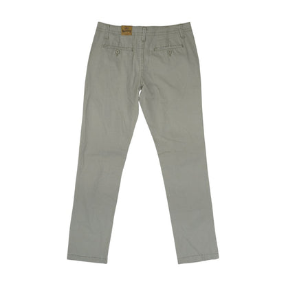 Khaki Solid Chino Pants