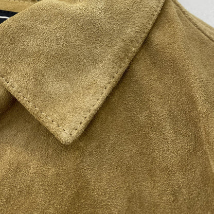 Italian Suede Dylan Jacket in Cappuccino