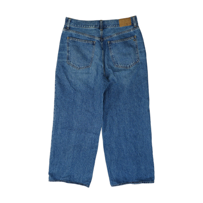 Blue Wide Leg Jeans