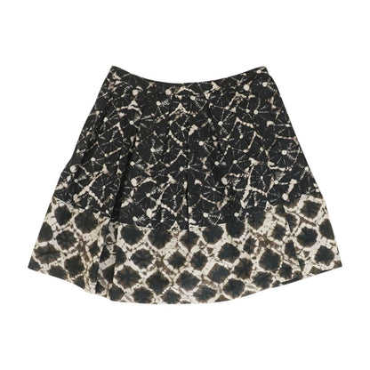 Black Tie Dye Mini Skirt