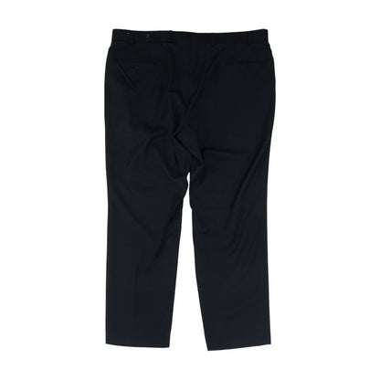 Black Solid Casual Pants