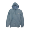 Blue Solid Hoodie Pullover