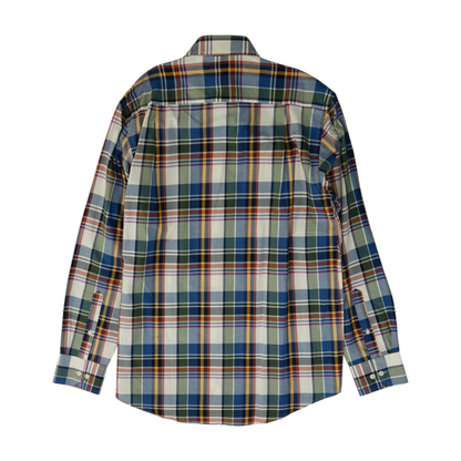 Multi Plaid Long Sleeve Button Down