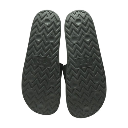 Black Casual Slide Sandals