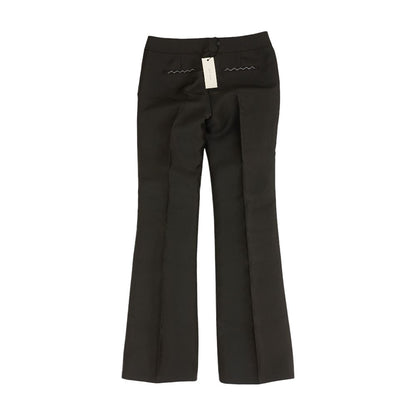 Black Solid Dress Pants
