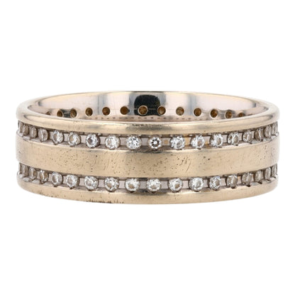 1/3 ctw 18K White Gold Diamond Band Ring