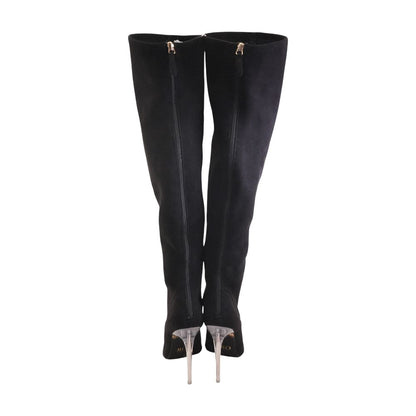 Black Knee High Boots
