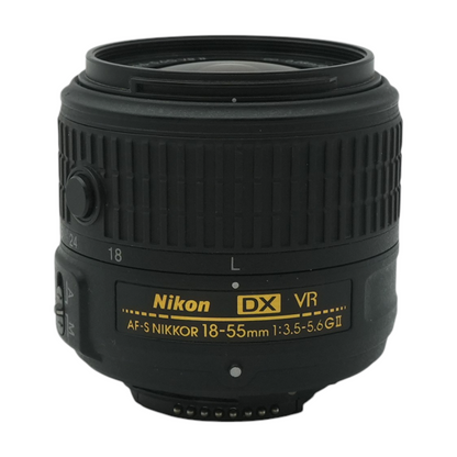 AF-S NIKKOR 18-55mm f/3.5-5.6 G II VR Standard Zoom Lens