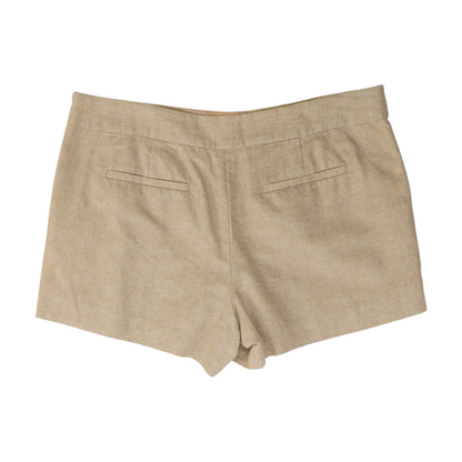 Tan Solid Chino Shorts
