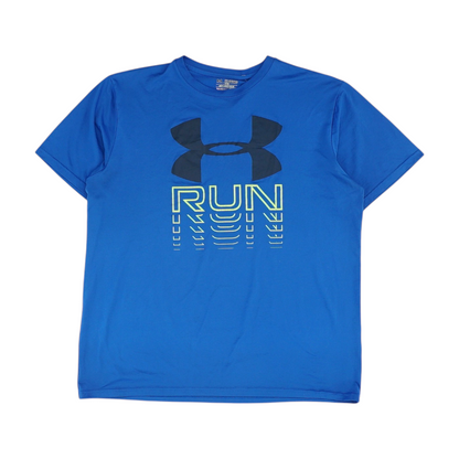 Blue Solid Active T-Shirt