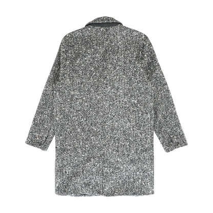 Black Abstract Coat