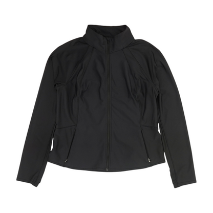 Black Solid Active Jacket