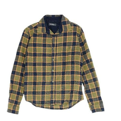 Multi Plaid Flannel Button Down