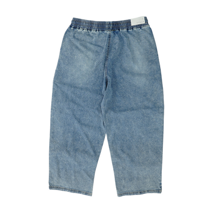 Blue Wide Leg Jeans