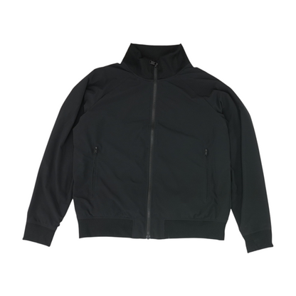 Black Solid Active Jacket