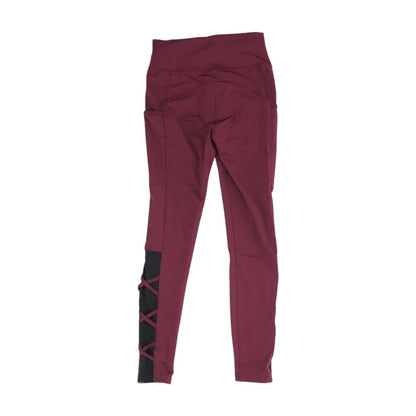Maroon Active Leggings