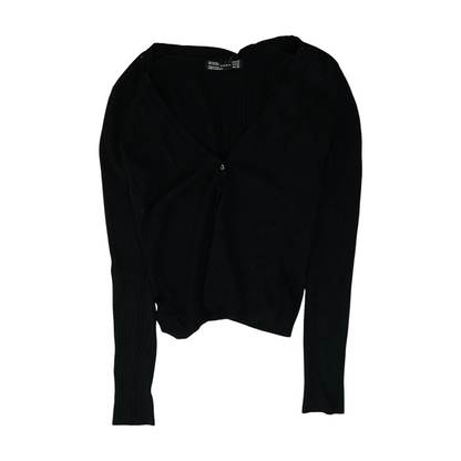 Black Cardigan Sweater