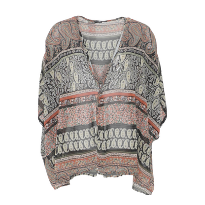 Multi Petite Paisley Cardigan