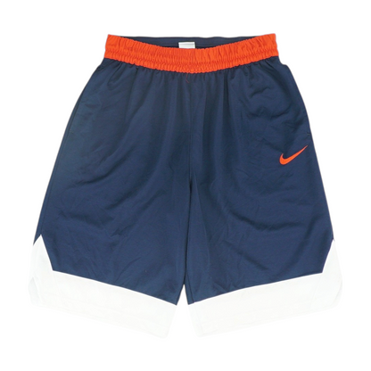 Navy Color Block Active Shorts