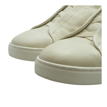 White Triple Stitch Secondskin Sneakers