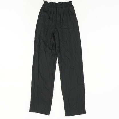 Black Solid Dress Pants