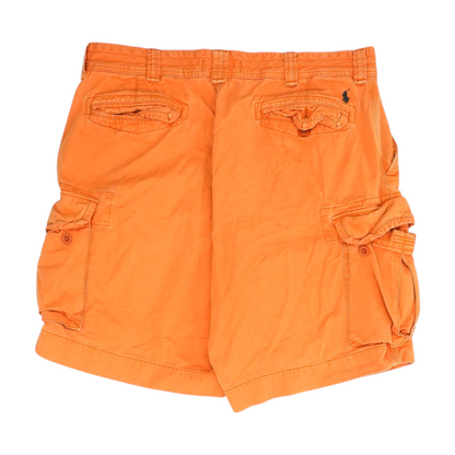 Orange Cargo Shorts