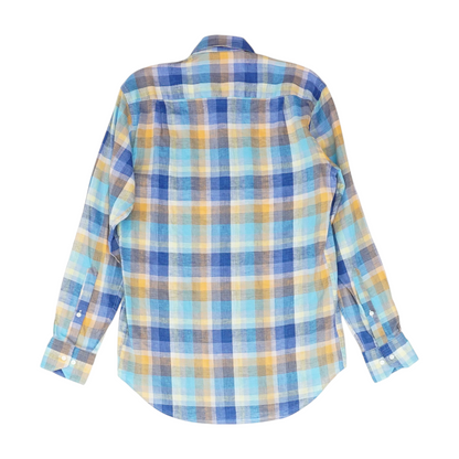 Multi Plaid Long Sleeve Button Down